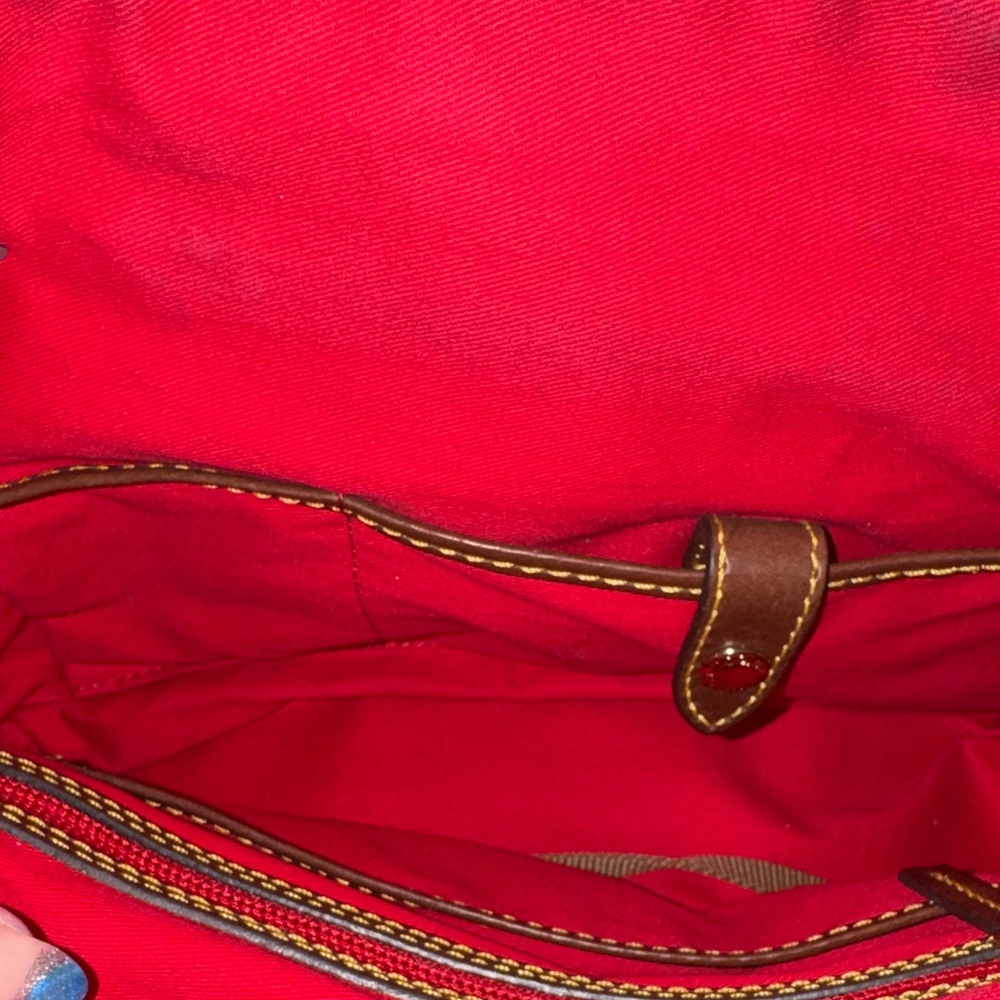 Dooney & Bourke Samba Satchel – Burgundy Leather - Picture 9 of 11